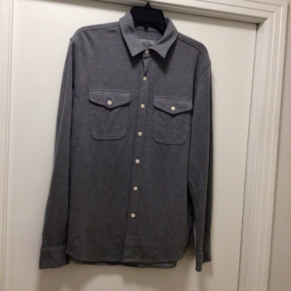 Mens American Eagle Button Down Super Soft Flannel Shirt - Picture 1 of 4
